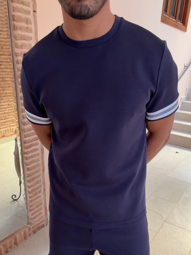 Jersey T-Shirt With Tape Detail
