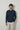 Concealed Button Long Sleeve Polo Shirt