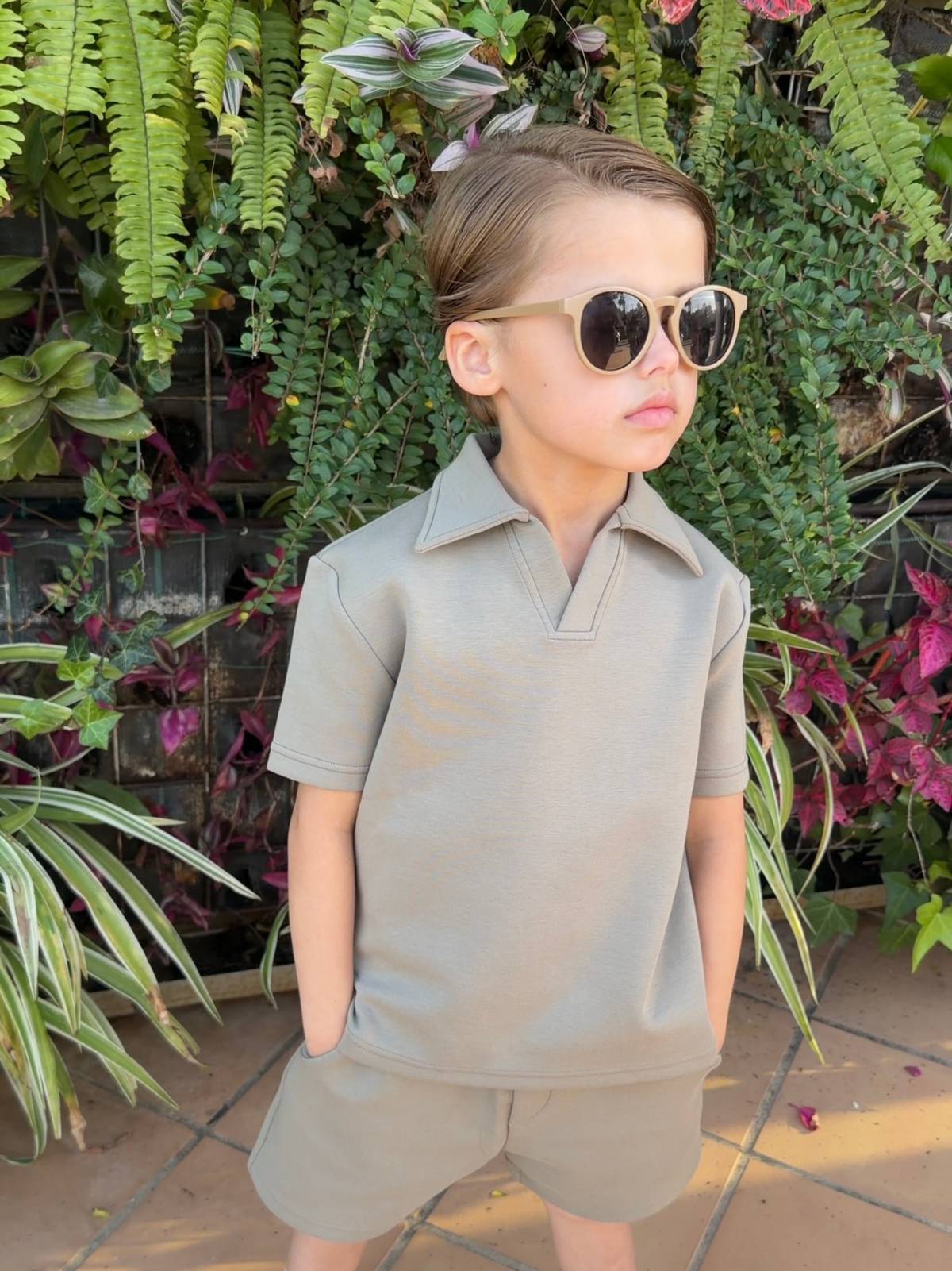Kids Open Collar Set