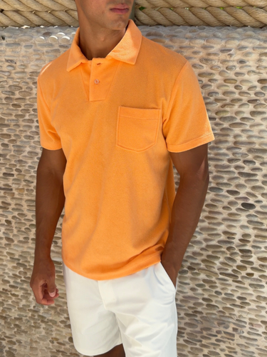Towelling Short Sleeve Polo