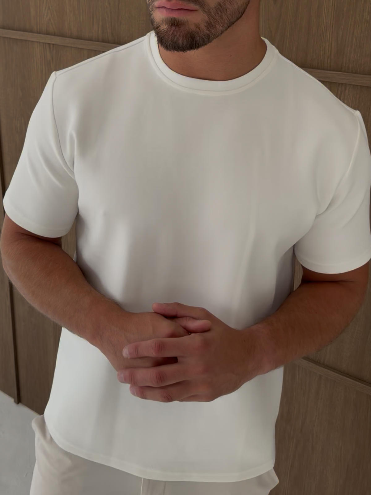 White Premium Jersey T-Shirt