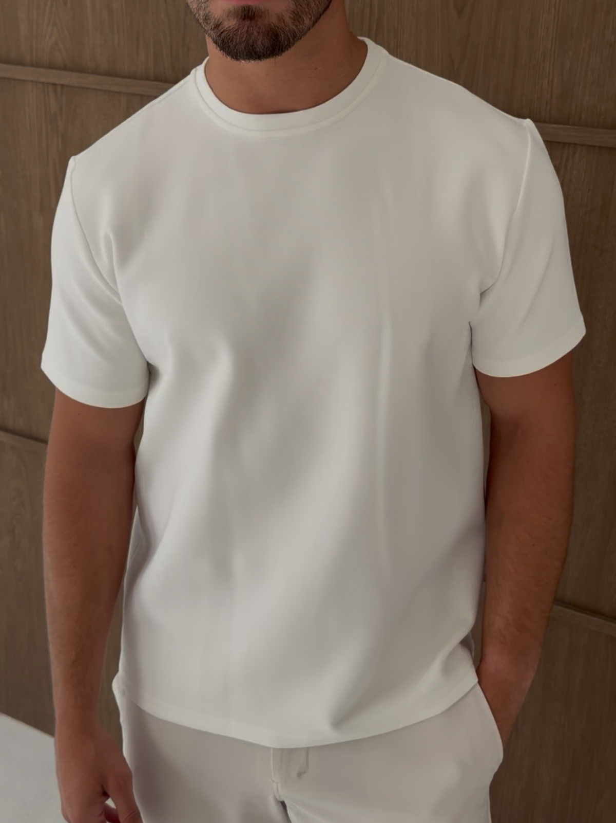 White Premium Jersey T-Shirt