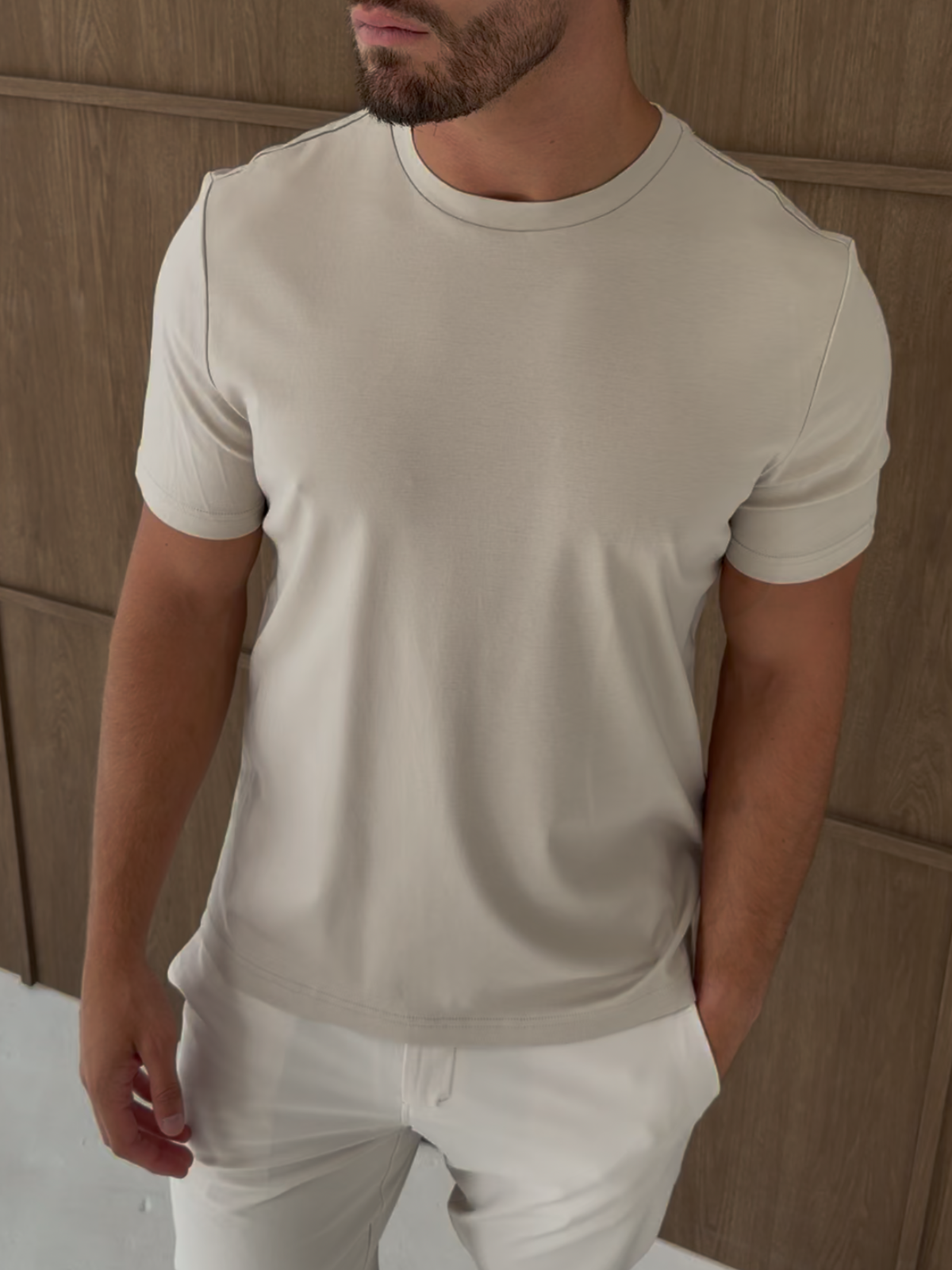 Mercerised Plain T-Shirt