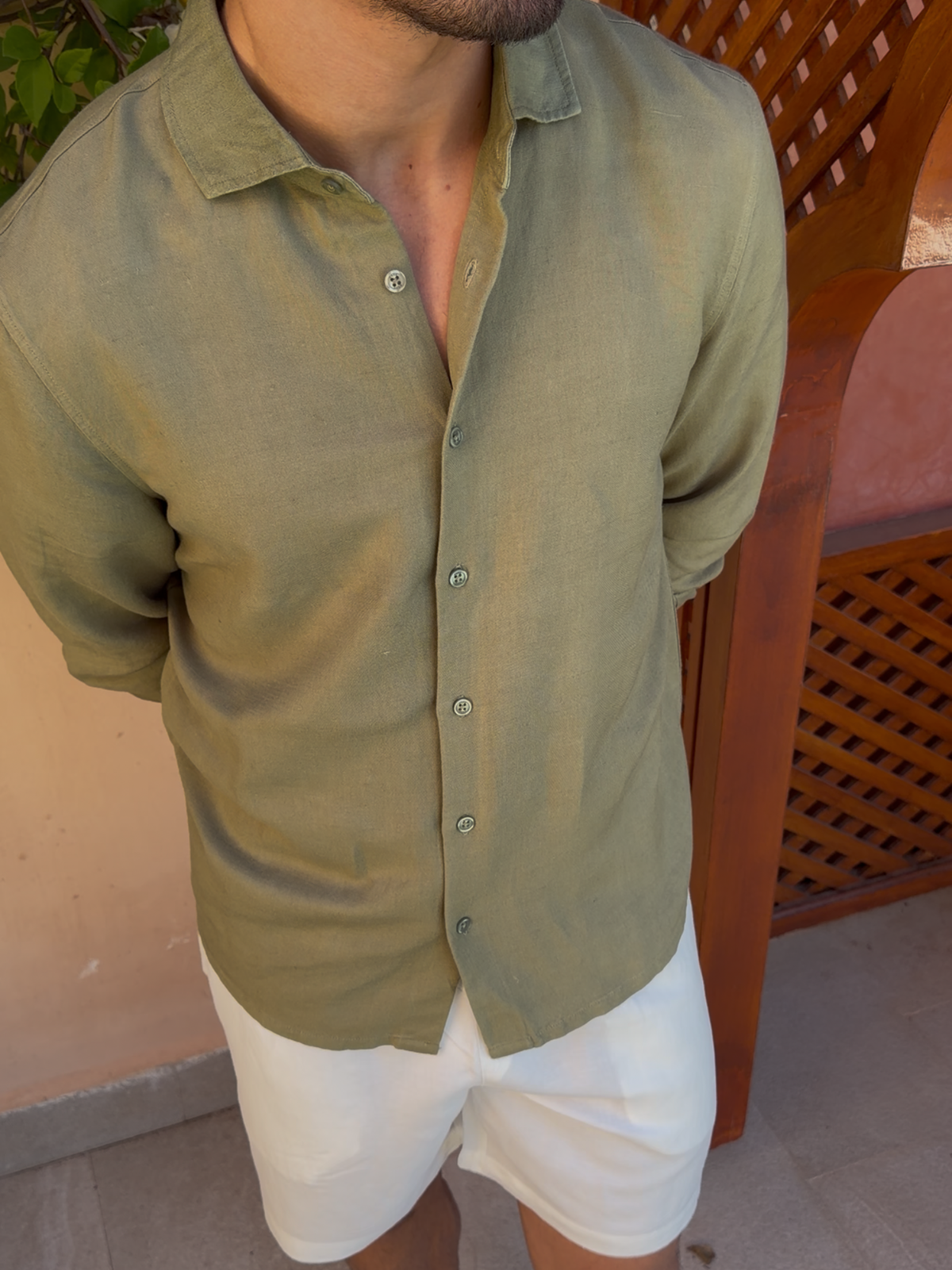 Linen Long Sleeve Shirt