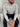 Textured WAFFLE Half Zip Top ECRU