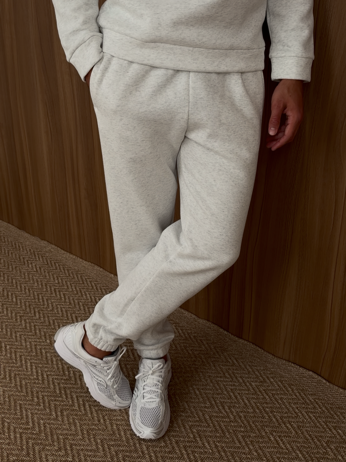 Relaxed Fit Jogger Heather-Grey