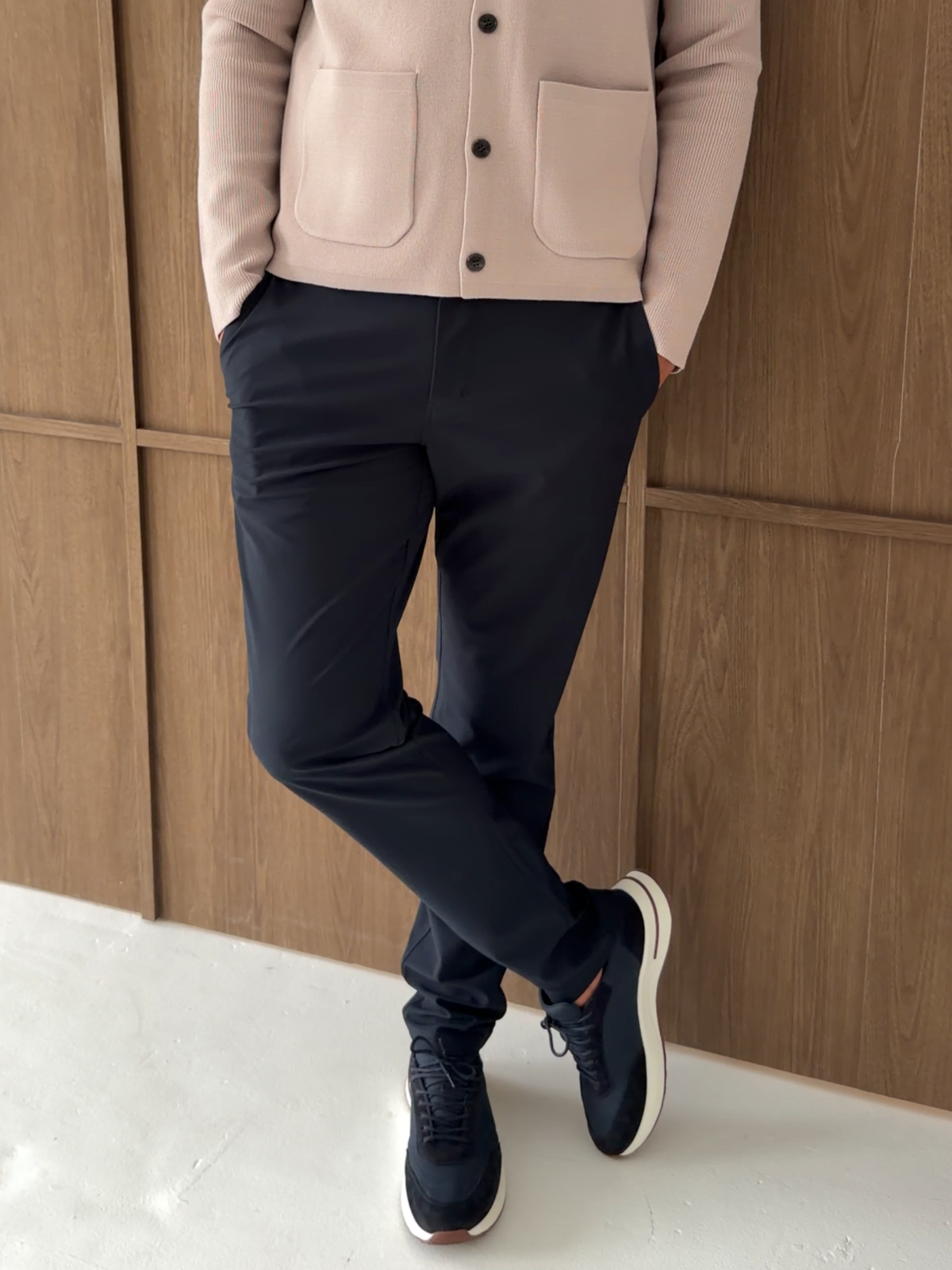Technical Chino Trouser Navy