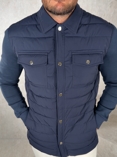 Hybrid Quilted Overshirt