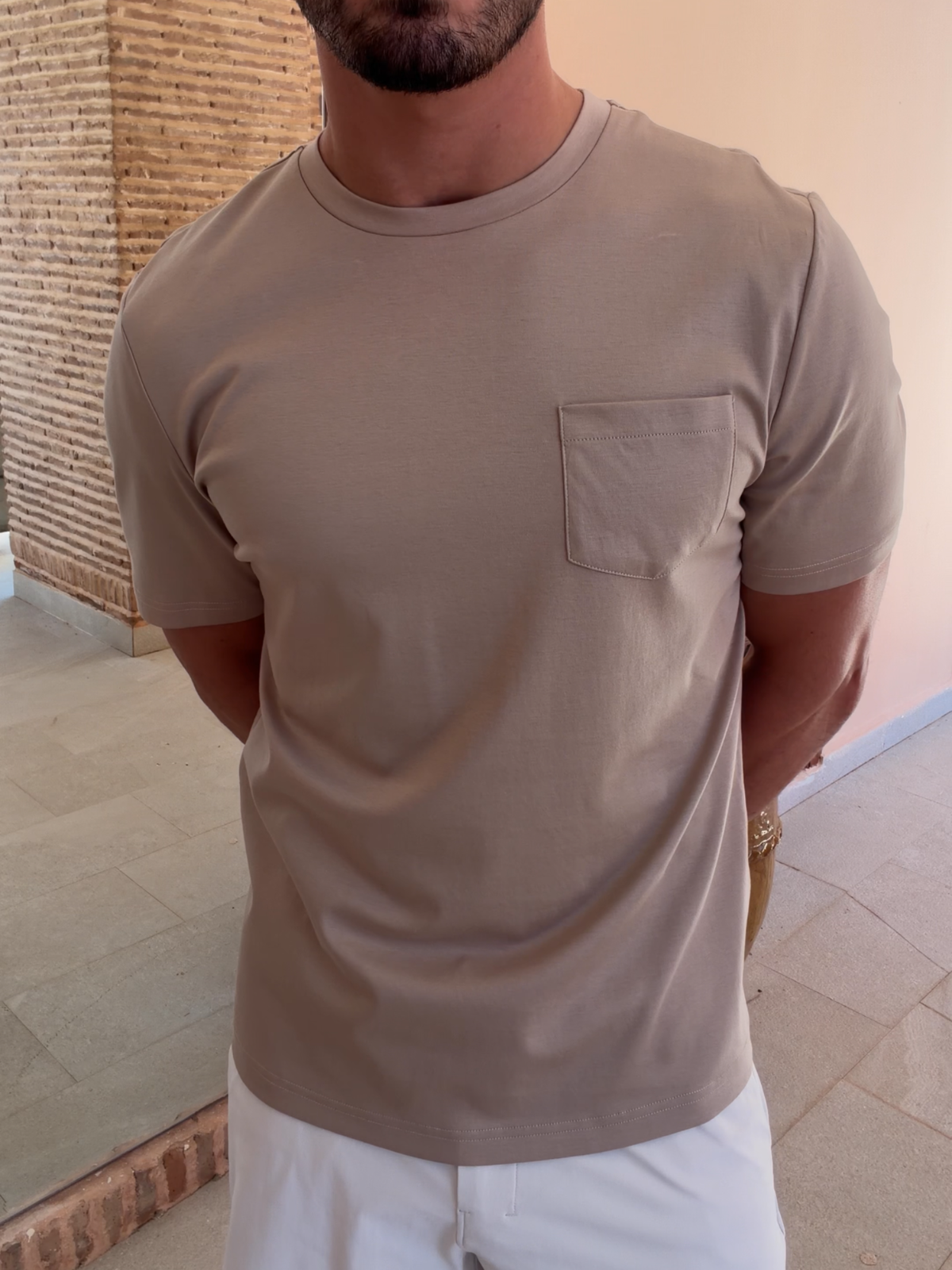Mercerised Pocket T-Shirt