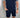Half Zip Arm Tape Short Set Navy